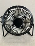 Mainstays 4 Inch Dia Metal Personal Fan Usb 360-DEGREE Tilt Black On/off Switc. Fixed Price $19.00.