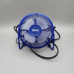 Massey Blue Metal 4" Mini High-velocity Personal Desk Fan, Blades. Fixed Price $17.95.