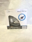 Mainstays 4-INCH Metal Usb Powered Fan/whisper Quiet Operation Silver New. Fixed Price $7.99.