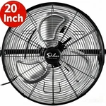 Simple Deluxe Us 20" Fan Wall Mount 3-SPEED Commercial Grade Air Circulator Fab. Fixed Price $97.99.