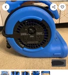 B-air Blower Fan 1/4 Hp Blue Model Mpn BA-VP-25-BL. Fixed Price $90.00.