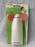 3 O2COOL Pocket Handheld Fan Orange Battery Operated Summer Portable T7-2. Fixed Price $6.99.