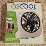 O2 Cool FD05004 Portable Battery Fan 2-SPEED Adjustable Tilt White 13CM. Fixed Price $22.49.