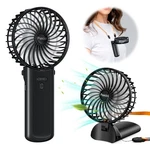 3 1 Portable Fan Handheld Neck Hanging Desktop Black Usb Quiet Adjustable .... Fixed Price $11.89.