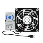 Usb 80MM Cabinet Cooling Fan Temp Control 0-60 Quiet Server. Fixed Price $20.81.