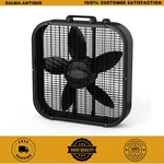 Lasko 20" Classic Box Fan With Weather-resistant Motor, 3 Speeds Black. Fixed Price $28.99.