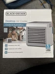Black + Decker BDMC2W Desktop Air Cooler Open Box. Fixed Price $21.90.