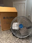 Global Industrial 12" Direct Drive Exhaust Fan, 3 Speed, 2150 Cfm, 1/12 Hp. Fixed Price $85.00.