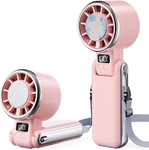 Portable Handheld Fan With Ice Cooling - 5 Gear High Speed Personal Turbo Re. Fixed Price $39.99.