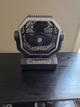 Orteen Rechargeable Portable Fan With Led Light Model GYFS01 - Black. Fixed Price $30.00.