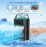 Portable Air Conditioners With Remote, 4-IN-1 Ac 1500ML Water Tank. Fixed Price $40.50.