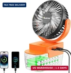 Rozlchar Portable Cordless Fan Compatible For Ridgid 18V Battery, 3 Speed Adjust. Fixed Price $45.55.