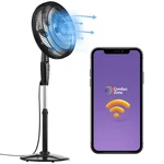 Comfort Zone Smart Wifi Oscillating Stand Fan, 18 Inch, 3 - Scratch & Dent. Fixed Price $61.67.