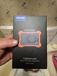 Koonie NF201 10000MAH Solar Powered Rechargeable Waist Fan Orange. Fixed Price $15.99.