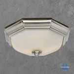 80 Cfm Decorative Brushed Nickel Bathroom Exhaust Ventilation Fan 2 Led Light. Fixed Price $179.95.