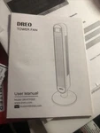 Dreo Cruiser Pro T1 Tower Fan User Manual Model DR-HTF002 Instructions Only. Fixed Price $15.00.