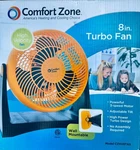 Comfort Zone CZHV8TAS 8" Turbo Fan 3-SPEED High Velocity Desk Table. Fixed Price $24.99.