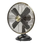 Better Homes & Gardens 12" Vintage Metal Table Fan 3-SPEED Oscillating Black. Fixed Price $49.99.