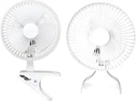 Optimus F-0645A 6-INCH 2-SPEED Convertible Personal Clip-on/table Fan, White. Fixed Price $39.10.