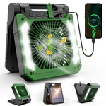 Innopower 20000MAH Solar Camping With Led Lantern CKFAN-001 Green. Fixed Price $32.79.