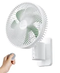 8.5-INCH Quiet Wall-mounted Oscillation Fan With Remote & Timer, 4-SPEED Adju.... Fixed Price $56.89.