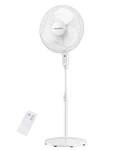 Pelonis 16'' Pedestal Fan For Bedoom With Remote, Standing White Upgraded. Fixed Price $88.50.
