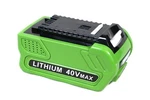 40V G-max 6.0AH Lithium-ion Battery Replacement For Greenworks 29462 29472 New. Fixed Price $40.00.