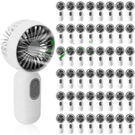 Mini Portable Fan 48 Pcs Usb Rechargeable 3 Speeds Handheld White Lightweight. Fixed Price $209.99.