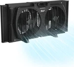 Comfort Zone Window Bedroom, 9 Inch Dual Fans 3-SPEED, Black. Fixed Price $68.73.