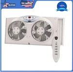 Bionaire Thin Window Fan With Manual CONTROLS(BWF0502M-WM). Fixed Price $78.55.