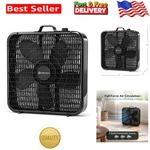 Box Fan With Carry Handle, 20 Inch, 3 Speed Full-force Air Circulation A.... Fixed Price $65.54.