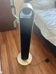 Dreo DBTF04S Smart Tower Fan Black & Silver Wi-fi Oscillating Timer Electric. Fixed Price $90.00.