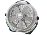 Lasko Wind Machine Fan, Air Circulator With Speeds, 20" Model 3300, Gray. Fixed Price $39.99.