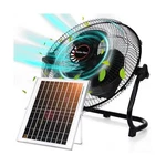 12 Inch Solar Panel Powered Fan, Or Ac Charger Fan.... Fixed Price $118.82.