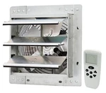 Iliving 10" Shutter Exhaust Fan With Wireless Smart Remote Controlled Thermos.... Fixed Price $161.02.
