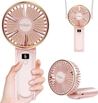 Frsara Portable Handheld Fan, Rechargeable, 4000MAH,180 Adjustable. Fixed Price $20.95.
