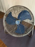 Vintage Patton High Velocity 3 Speed Floor Fan Model U2-1887. Fixed Price $220.00.