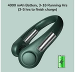 Nib Jisulife Portable Neck Fan, Hands Free Bladeless 4000 Mah Rechargeable. Fixed Price $30.00.