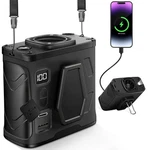 2025 Portable Waist Belt Clip Fan 10,000MAH/ 20,000RPM/ 100SPEEDS /40H Hands-.... Fixed Price $37.98.