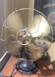 Antique Westinghouse Oscillating Fan Brass Blades Cage 164848 Works. Fixed Price $245.00.