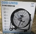 Cool-living 24" High Velocity Drum Fan Industrial, Commercial, Residential.. Fixed Price $119.99.