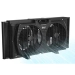 Comfort Zone 9" Twin Window Fan 3 Speed Quiet Cooling Auto Locking Expanders. Fixed Price $35.99.