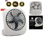Treva 5 Inch Battery Powered Fan Portable Desk 2 Cooling Speeds With Comp.... Fixed Price $19.19.