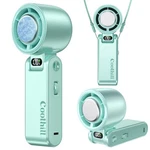 Coolhill Handheld Portable Fan W/ Ice Cooler, 100-SPEED, 5500MAH Rechargeable. Fixed Price $34.48.