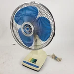 Vtg Gulf Stream Blue Blade 12" Oscillating 3 Speed Fan SR-12 Lasko Galaxy. Fixed Price $64.99.