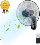 16 Inch Wall Mount Fan With Remote Control 3-SPEED And Modes, Timer Function. Fixed Price $79.99.