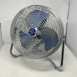 Vintage Patton High Velocity Floor Fan Chrome 3 Speed Model U2-1487 14". Fixed Price $67.49.