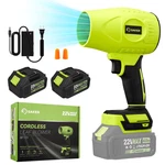 Saker Cordless Leaf Blower Handheld Portable 2X 4.0AH Battery & Charger. Fixed Price $49.99.