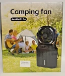 Wilody AEROMIST-S1 Pro Wireless Rechargeable Camping Fan With Led Light F/ship. Fixed Price $69.00.