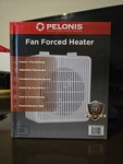 Heater Pelonis Fan Forced PSHF10M1AWWV 3 Settings Adjustable Thermostat. Fixed Price $15.00.